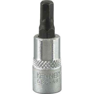 Nástrčná hlavice 1/4" imbus 6mm, délka 19/37mm Kennedy