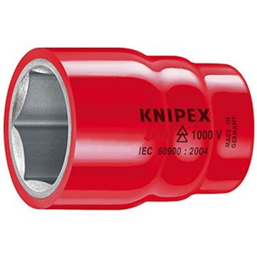 Hlavice 1/2“ 10 mm nástrčný nasazovací klíč Knipex 1000V