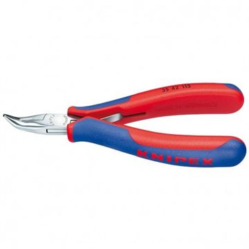 Knipex Kleště montážní zahnuté pro elektroniku 115 mm