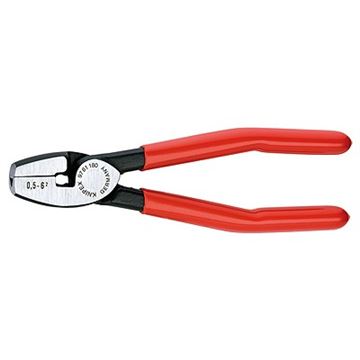 Kleště na kabelové koncovky s čelním zaváděním Knipex 180 mm