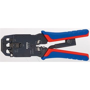 Lisovací kleště Knipex pro konektroy Western 200 mm