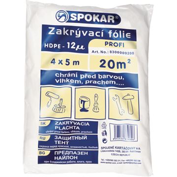 Zakrývací fólie 4x5m HDPE-12MY