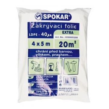 Zakrývací fólie 4x5m LDPE - 40MY