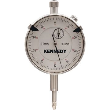 Úchylkoměr číselníkový pr. 58mm, 10mm x 0-100 x 0,01mm Kennedy s plunžrem