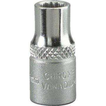 Nástrčná hlavice 1/4" AF 9/16" 12-hranná délka 25mm Kennedy