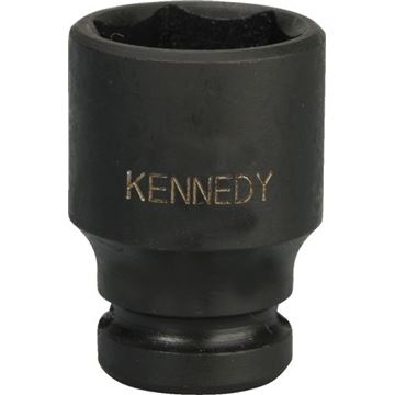 Hlavice průmyslová rázová 3/8" palcová 7/16" CrMo 6-hranná Kennedy