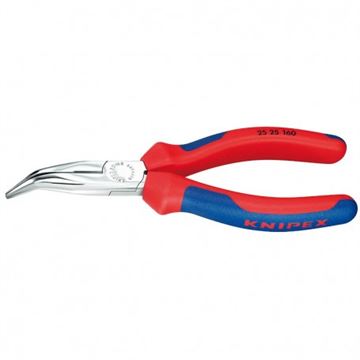 Knipex Kleště 160 mm zahnuté půlkulaté s břity