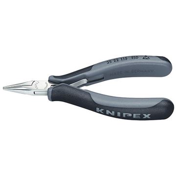 Knipex Montážní kleště pro elektroniku ESD 115 mm půlkulaté