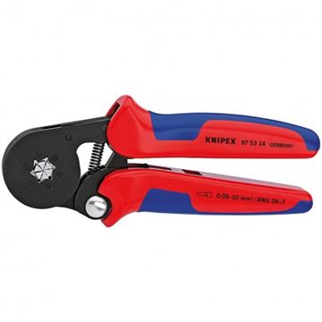 Kleště na koncovky - karta, Knipex