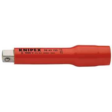 Prodloužení 1/2" s vnitř. a vněj.čtyřhranem 125mm 1000V Knipex