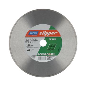 Diamantový kotouč na keramické a kamenné dlažby, žuly, mramoru CLIPPER CLA CERAM 1870 250x25,4mm