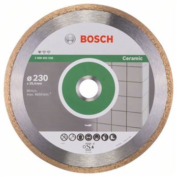 Diamantový dělicí kotouč Standard for Ceramic - 230 x 25,40 x 1,6 x 7 mm BOSCH