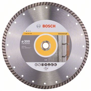 Diamantový dělicí kotouč Standard for Universal Turbo - 300 x 20,00+25,40 x 3 x 10 mm BOSCH