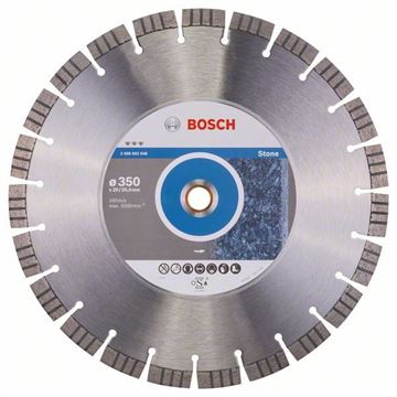 Diamantový dělicí kotouč Best for Stone - 350 x 20,00+25,40 x 3,2 x 15 mm BOSCH