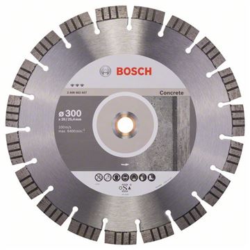 Diamantový dělicí kotouč Best for Concrete - 300 x 20,00+25,40 x 2,8 x 15 mm BOSCH