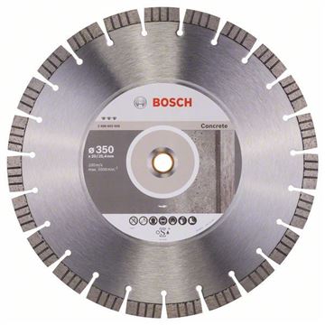 Diamantový dělicí kotouč Best for Concrete - 350 x 20,00+25,40 x 3,2 x 15 mm BOSCH