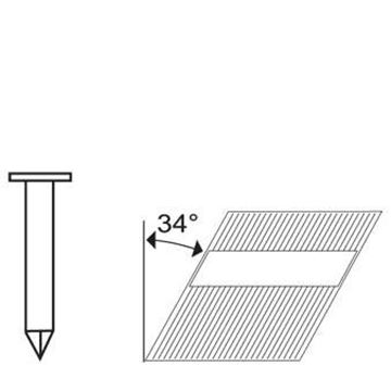 Hřebíky Typ RN O 3,33 × 70 mm (2 500 ks)