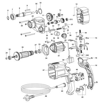 Elektrická vrtačka EV 13 G-2 Narex 65404749