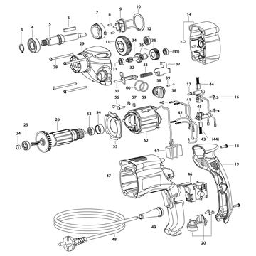 Elektrická vrtačka EV 13 G-2A Narex 65404750