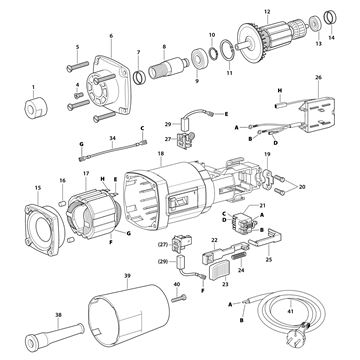 Přímá bruska EBK 30-8 E Narex 763328