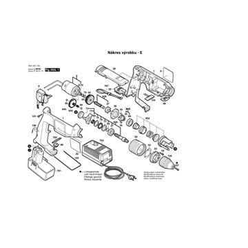 Aku příklepová vrtačka GSB 9,6 VSE-2 Bosch 06019377B0
