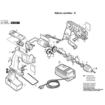 Aku vrtačka GBM 7,2 VES-2 Bosch 06019387A1
