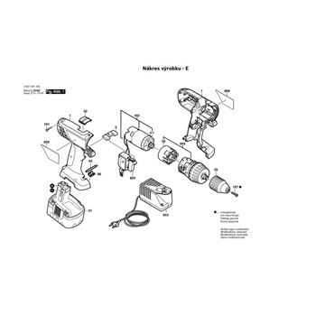Aku šroubovák GSR 12 VE-2 Bosch 06019515FE