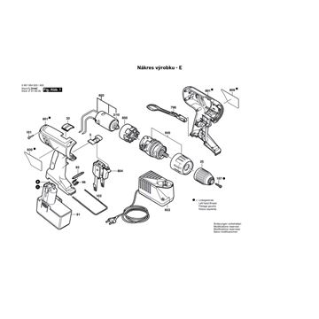 Aku šroubovák GSB 14,4 VE-2 Bosch 06019544BE
