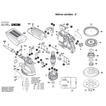 Excentrická bruska GEX 125-1 AE Bosch 3601C87500
