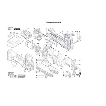 Aku přímočará pila GST 18 V-LI S Bosch 3601EA5100
