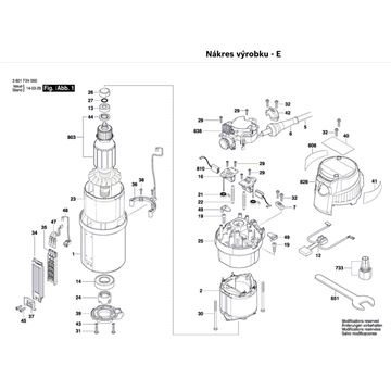 Motor GOF 1600 CE Bosch 3601F24000