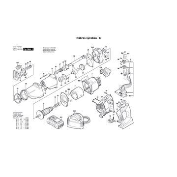 Aku pila ocaska GSA 36 V-LI Bosch 3601F45R00