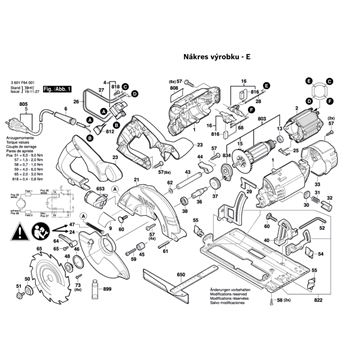 Okružní pila GKS 55 Bosch 3601F64001