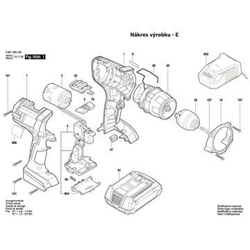 Aku vrtací šroubovák GSR 14,4 VE-2-LI Bosch 3601H65400