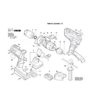Aku příklepový šroubovák GSB 36 VE-2-LI Bosch 3601JC1100
