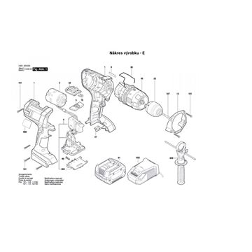 Aku příklepový šroubovák GSB 14,4 VE-2-LI Bosch 3601JD9200