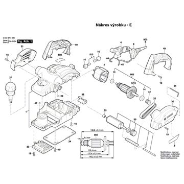 Hoblík PHO 1500 Bosch 3603BA4000