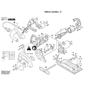 Kotoučová pila PKS 40 Bosch 3603C28000