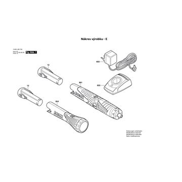 Aku šroubovák PSR 3,6 V Bosch 3603J38700