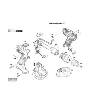 Aku šroubovák PSR 12-2 Bosch 3603J51501