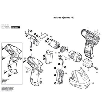 Aku vrtací šroubovák PSR 10,8 LI Bosch 3603J54000