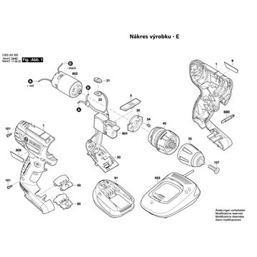 Aku vrtací šroubovák PSR 14,4 LI Bosch 3603J54300