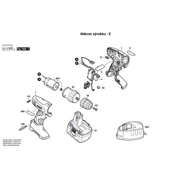 Aku Šroubovák PSR 14,4 V Bosch 3603J55400