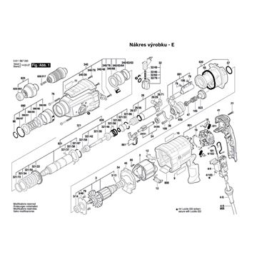 Vrtací kladivo GBH 2-28 DFV Bosch 3611B67200