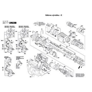 Aku Vrtací kladivo GBH 36 VF-LI Bosch 3611J01R00