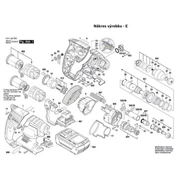 Aku Vrtací kladivo GBH 36 V-LI Bosch 3611J03R00