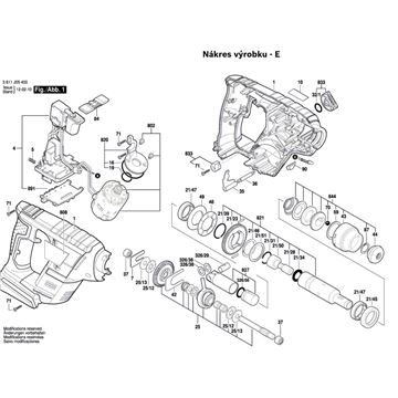 Aku Vrtací kladivo GBH 18 V-LI Bosch 3611J05300