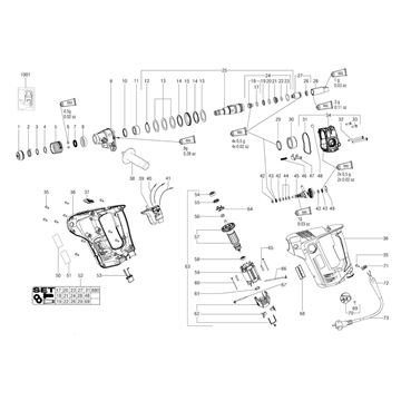 Vrtací kladivo BHE 20 Compact Metabo 00402000