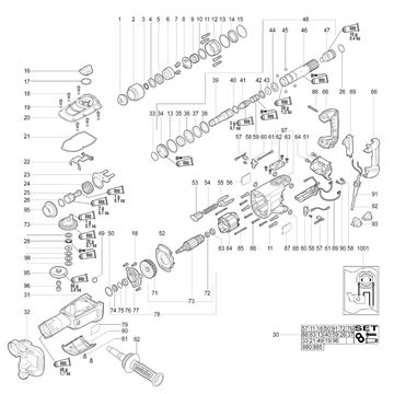 Vrtací kladivo KHE 96 Metabo 00596000