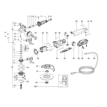 Malá úhlová bruska WP 11-125 QuickProtect Metabo 00279000